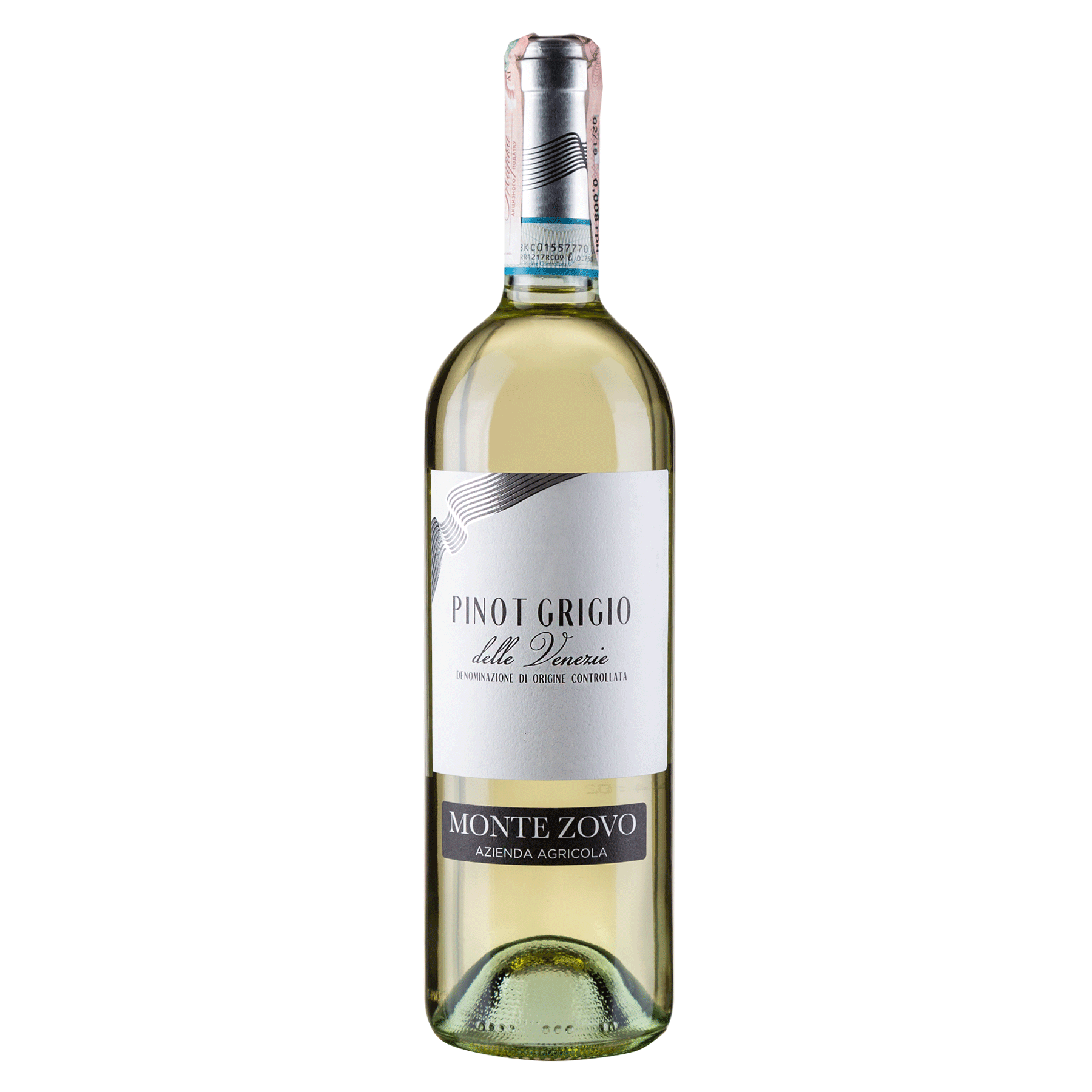 Вино Монте Зово Піно Гріджіо 12% біл сух 0,75л